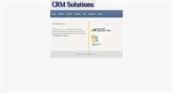 Desktop Screenshot of crmsol.net